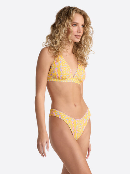 X-Back Triangle Bra in Foxglove Stripe - Jessica Simpson Women